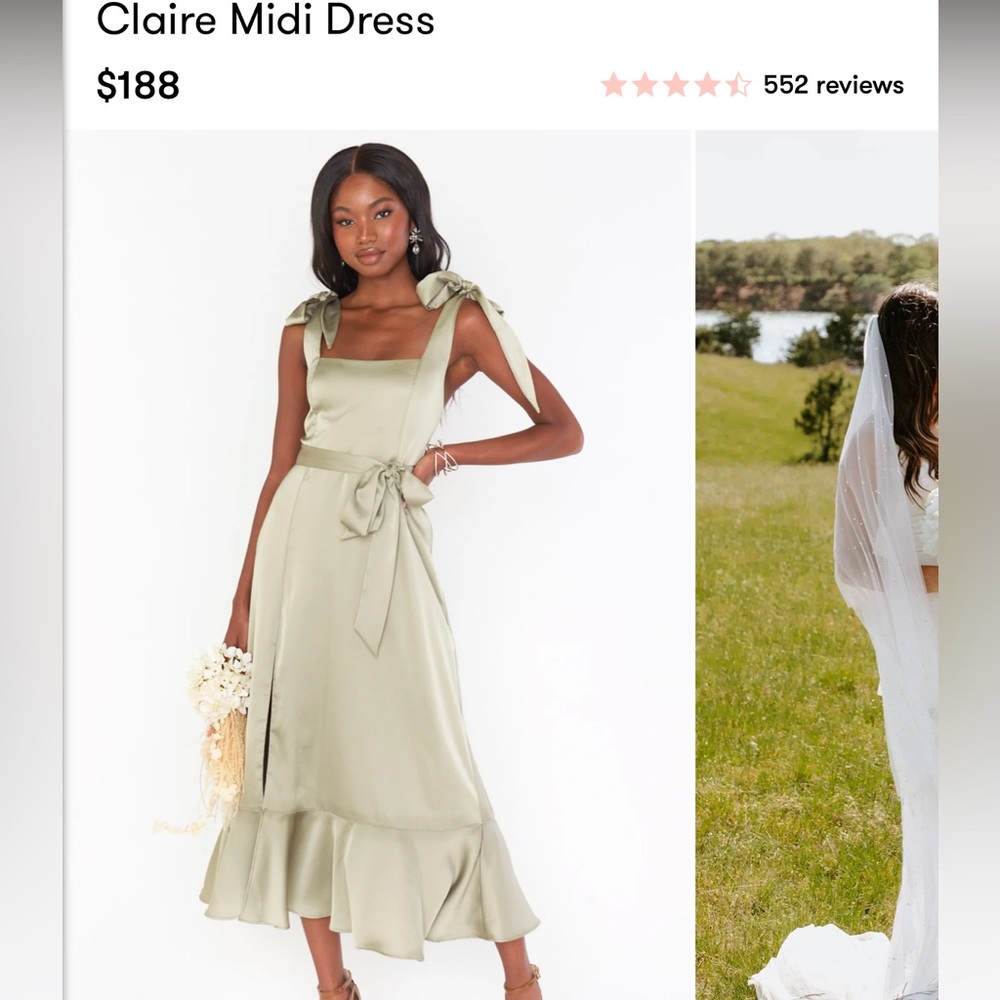 Show Me Your Mumu Claire Midi Dress Size Small
